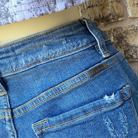 Kancan Estilo button fly frayed hem shorts sz S high rise KC8576d‎ - Picture 10 of 10